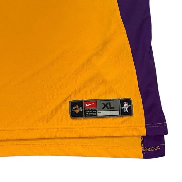 Vintage Nike LA Lakers Shooting Shirt Los Angeles Warm Up Men's XL - Picture 5 of 5